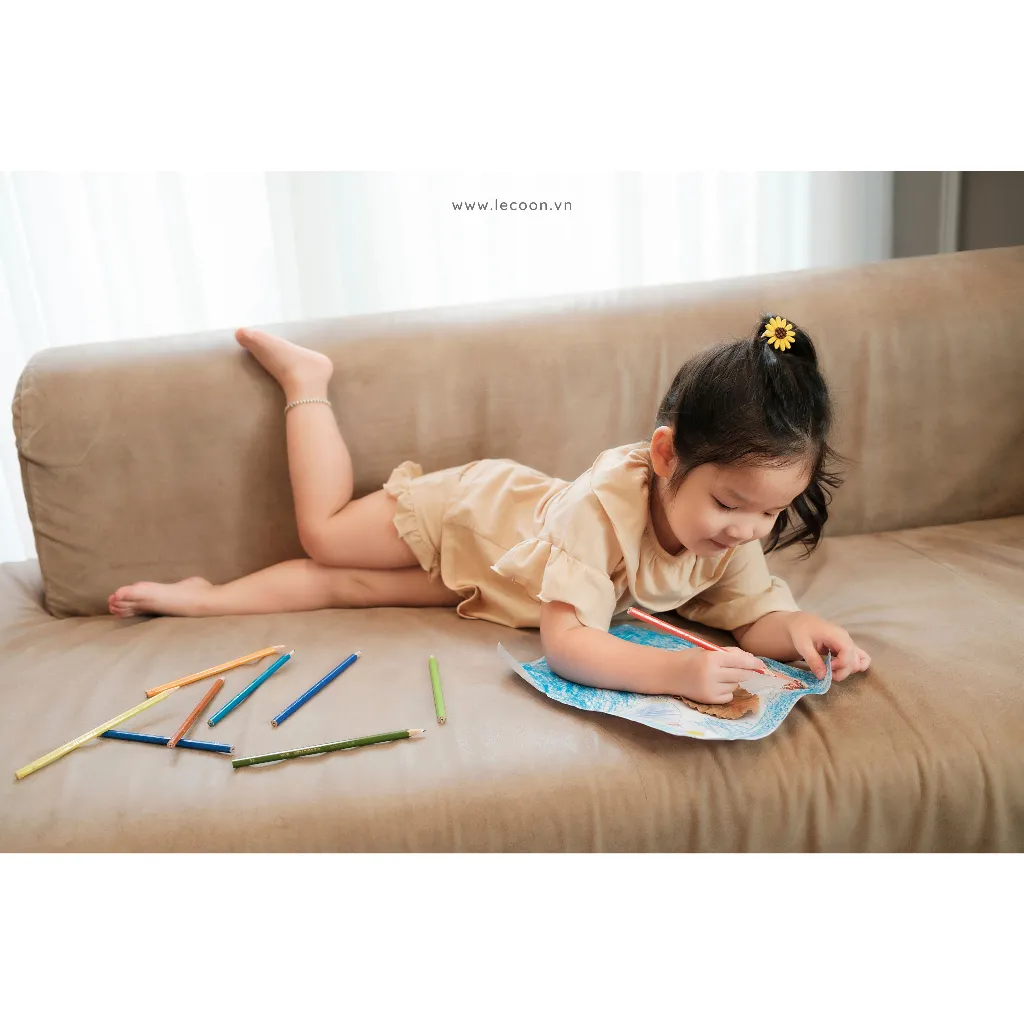 Ảnh LE COON | Bộ Đồ Xòe Cổ Bèo | COOL | 3 tháng-3 tuổi 3