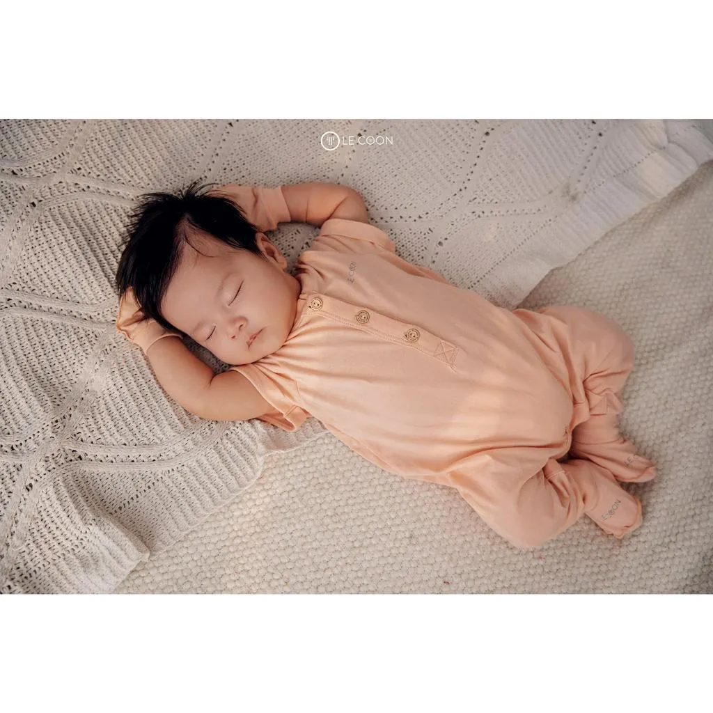 Ảnh LE COON | Bodysuit Cổ Bo Cộc Tay | COOL | 3 - 18 tháng 2