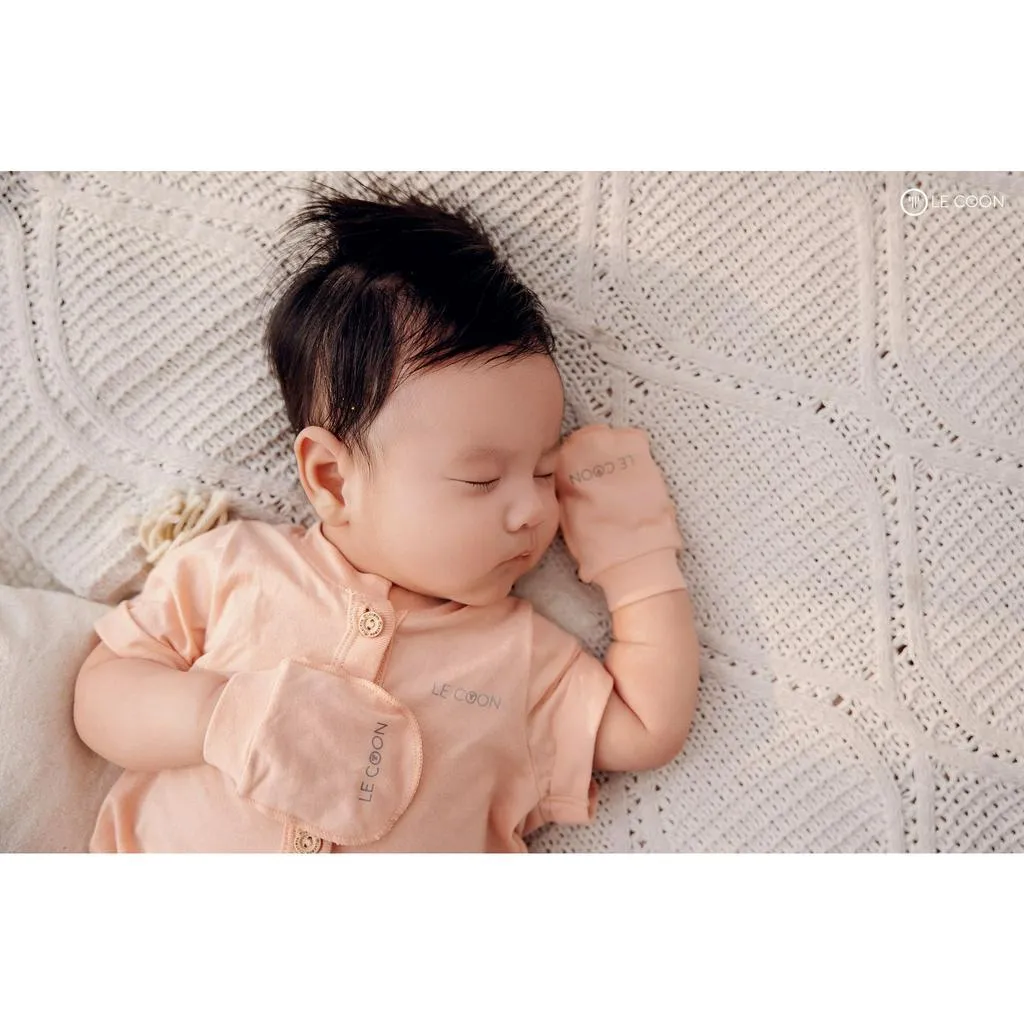 Ảnh LE COON | Bodysuit Cổ Bo Cộc Tay | COOL | 3 - 18 tháng 4