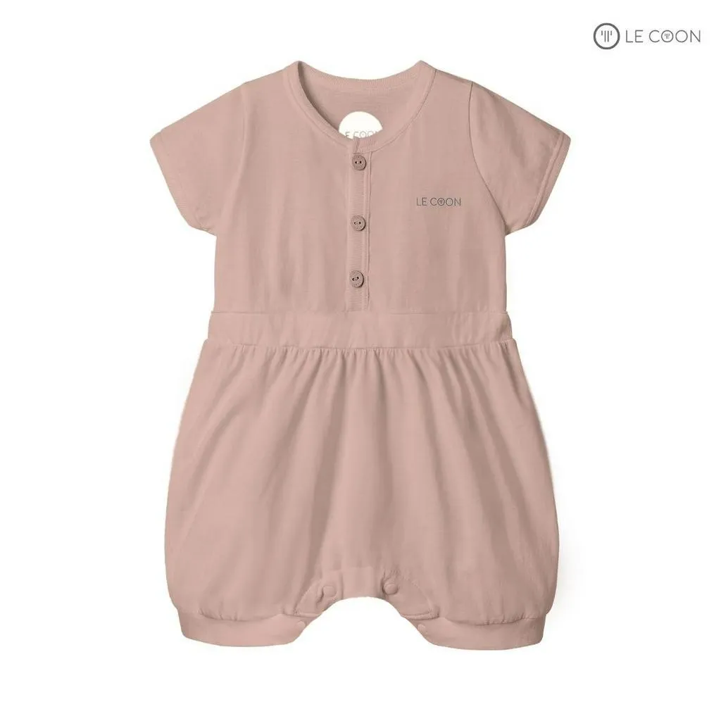 Ảnh LE COON | Romper Cổ Trụ Cúc Giữa | COOL | 3 -18 tháng 4