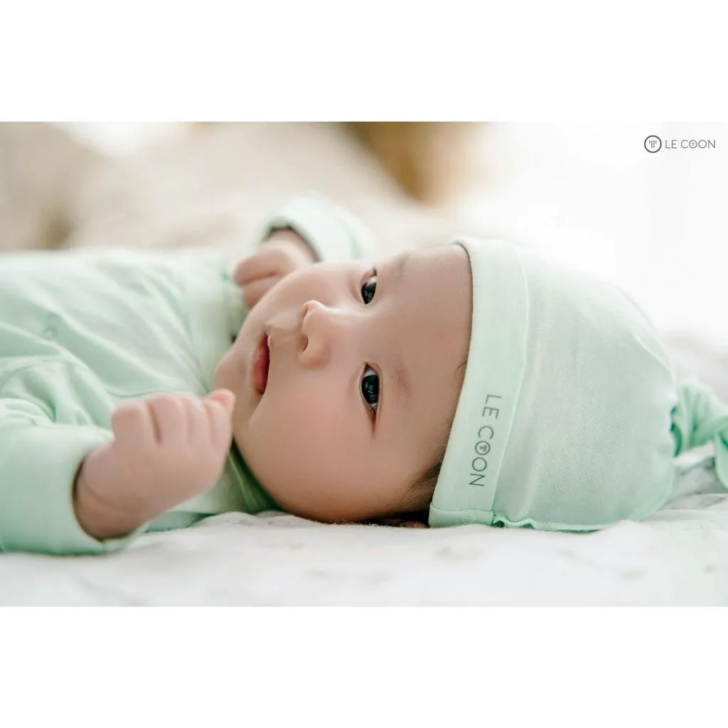 Ảnh LE COON | Set Mũ Knotted, Bao Tay, Bao Chân | Vải COOL mỏng mát | Newborn 2
