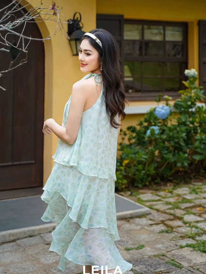 Ảnh LEILA CLOSET | Đầm maxi thiết kế Sunny 3 tầng không tay 2