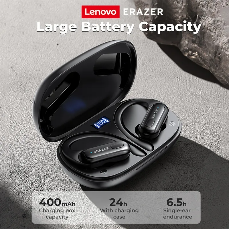Ảnh Lenovo ERAZER XT60 Tai nghe thể thao không dây bluetooth V5.3 Hifi chống nước giảm tiếng ồn Chờ Dài Có Mic 3