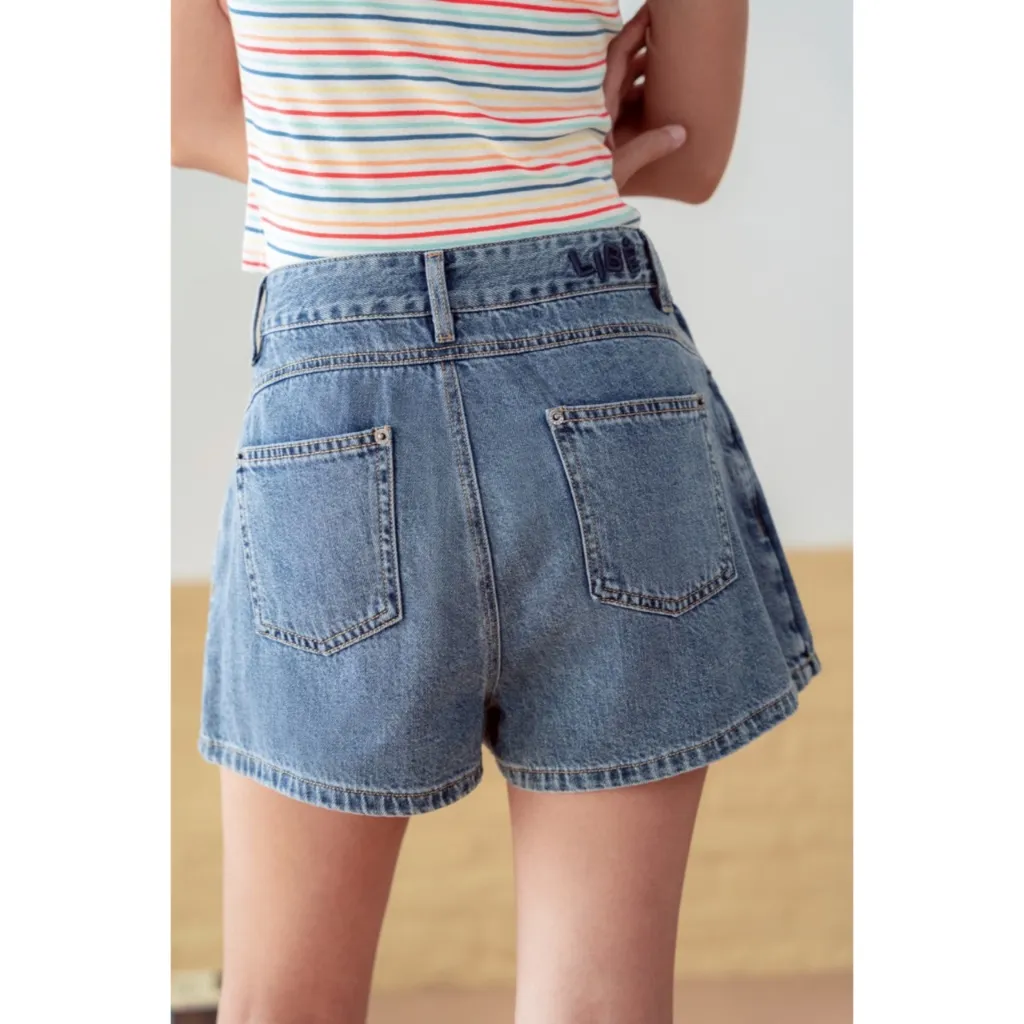 Ảnh LIBÉ WORKSHOP - Quần váy ngắn vải denim 3