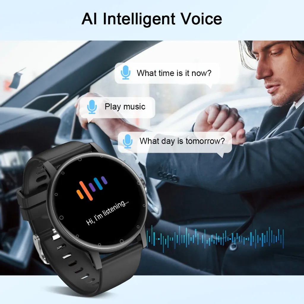 Ảnh Lige Đồng Hồ Thông Minh Kết Nối bluetooth Chống Thấm Nước Hỗ Trợ Theo Dõi Sức Khỏe 3