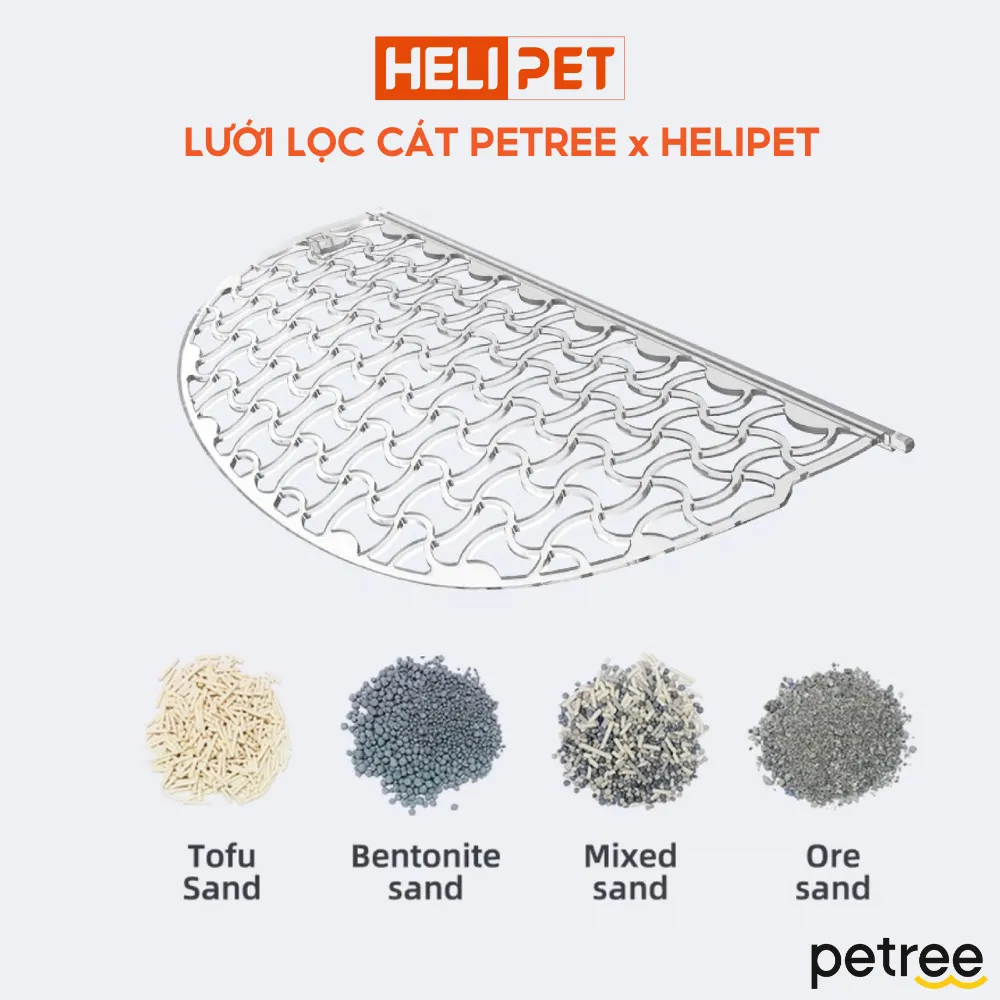 Ảnh [LINH KIỆN] Máy Dọn Vệ Sinh Tự Động Cho Mèo Petree x HeLiPet 2025 3