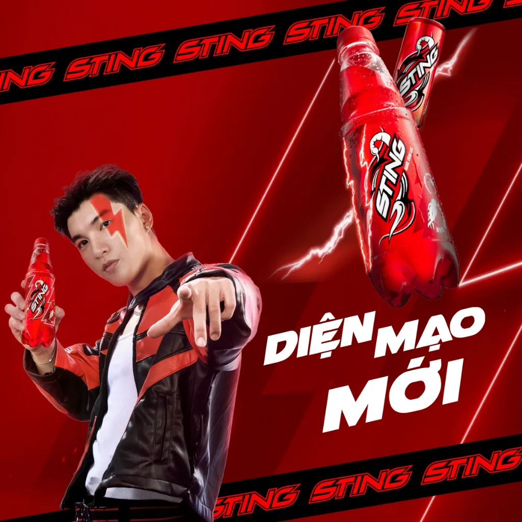 Ảnh [Live] ùng Nước Tăng Lực Sting Dâu (320ml/lon) 3