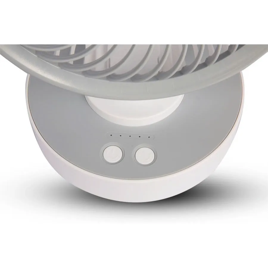 Ảnh Livestream - CRF1506 Quạt Sạc Tích Điện Để Bàn Đa Năng COMET  7W, 4 Cấp Độ Gió, Xoay 90 Độ, Để Bàn Văn Phòng 4