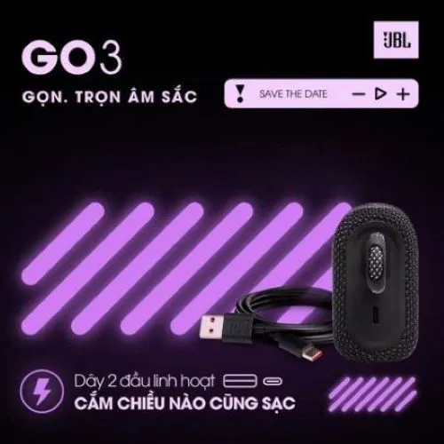 Ảnh [LIVESTREAM] Loa Bluetooth JBL GO 3 - Hàng Chính Hãng 3