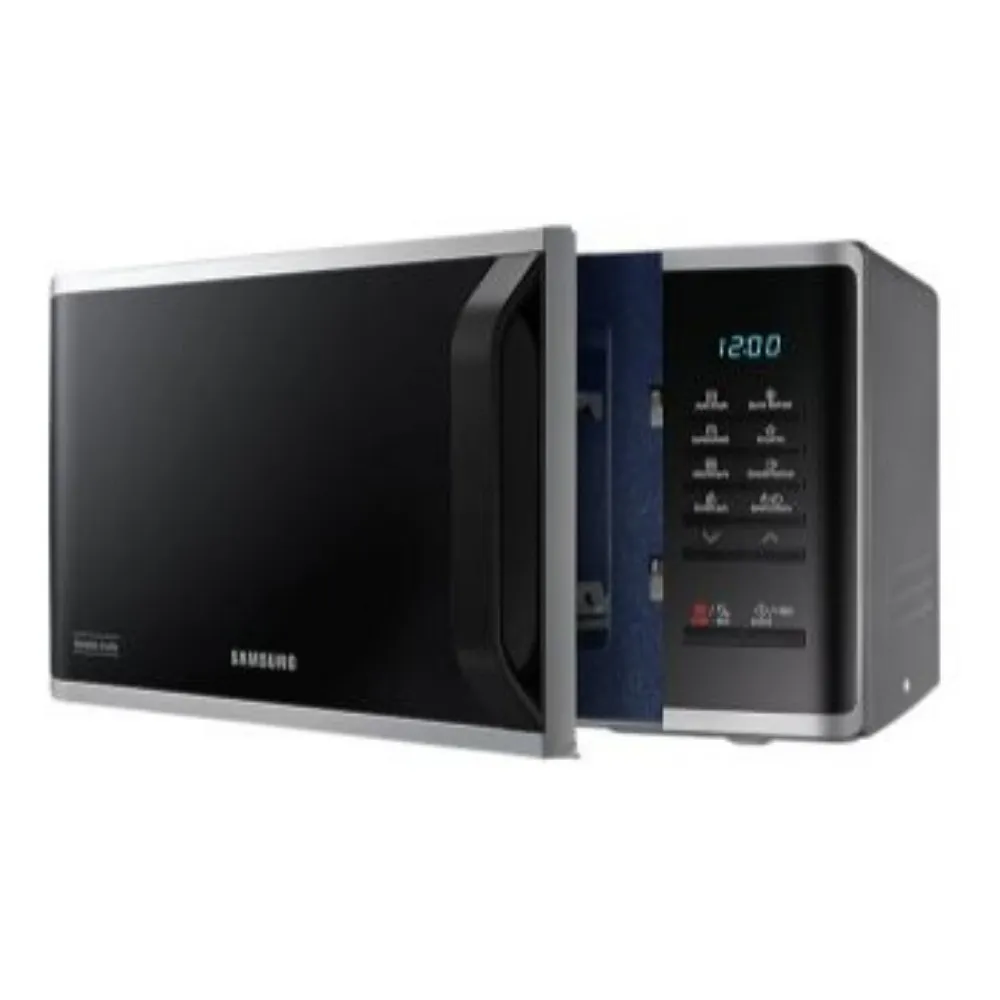 Ảnh Lò vi sóng tráng men Samsung Chế độ Rã đông nhanh Dung tích 23 L Màu Bạc MS23K3513AS 4
