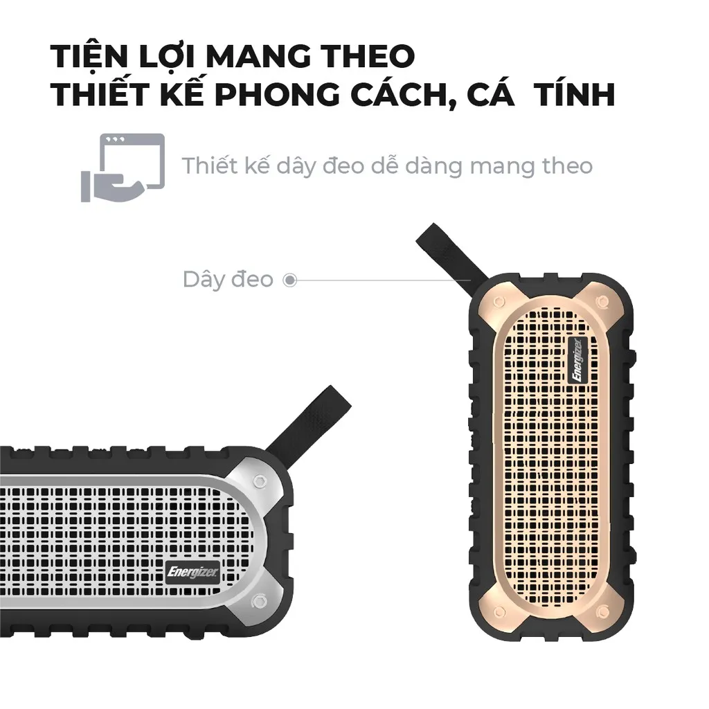 Ảnh Loa Bluetooth 5.0 Kiêm Sạc Dự Phòng Energizer BTS106 - Hàng Chính Hãng, Bảo Hành 2 Năm 1 Đổi 1 3