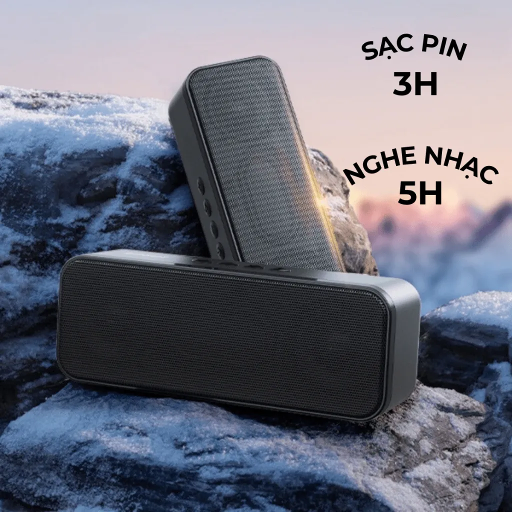 Ảnh Loa Bluetooth 5.0 VIVAN RB580 / RB520 Công Suất 10W Pin 1200mAh Bass Trầm Mạnh Mẽ - Hỗ Trợ Kết Nối USB/ AUX/ Thẻ Nhớ 3