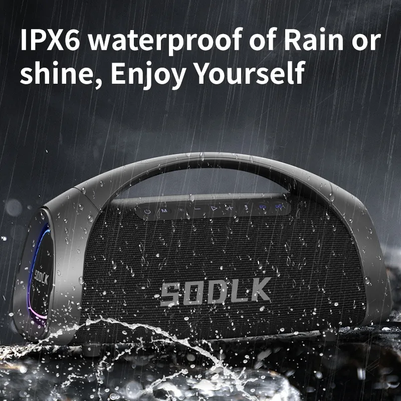 Ảnh Loa Bluetooth 5.3 SODLK S1617 Công Suất Max 320W | Loa Hát Karaoke Kèm 2 Micro Không Dây Siêu Trầm 3