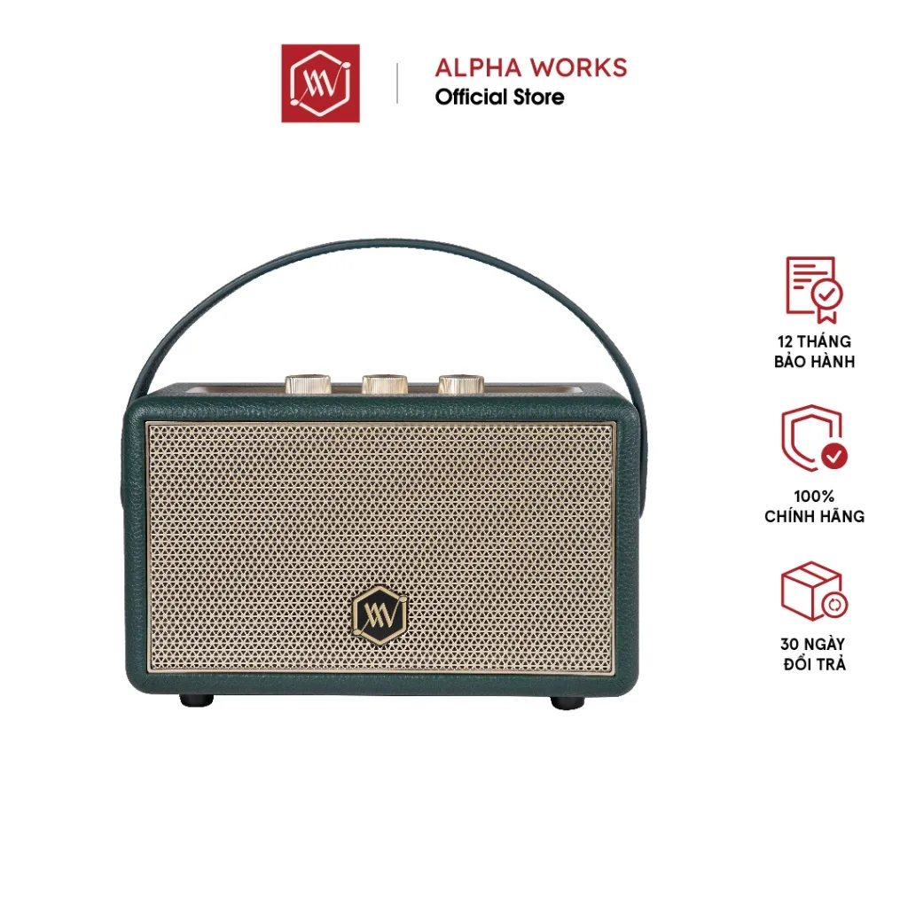 Ảnh Loa Bluetooth Alpha Works W88 - Hàng Chính hãng PGI 2