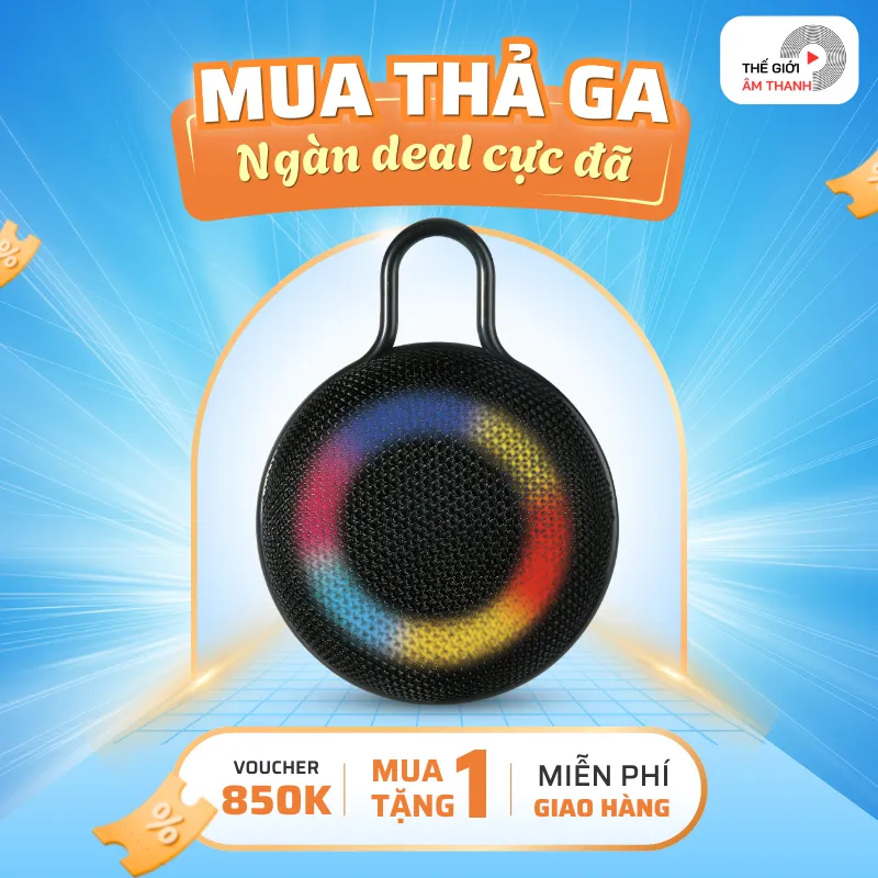 Ảnh Loa Bluetooth Có Đèn iCore Mini Chống Nước IPX4 - CHÍNH HÃNG STORE 1