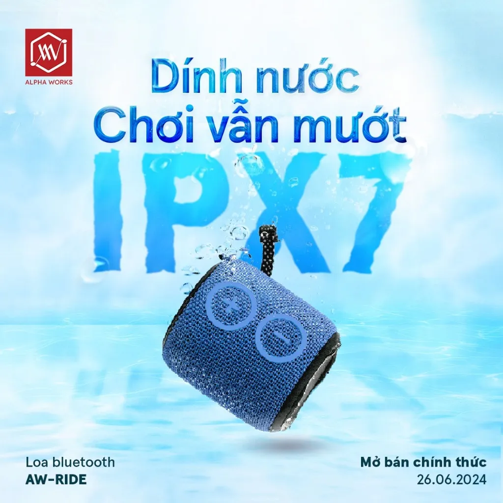 Ảnh Loa bluetooth di động Alpha Works Ride - Hàng Chính Hãng 1