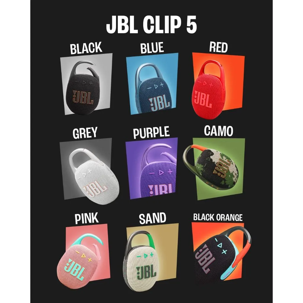 Ảnh Loa Bluetooth di động kháng nước JBL Clip 5 - Hàng Chính Hãng 4