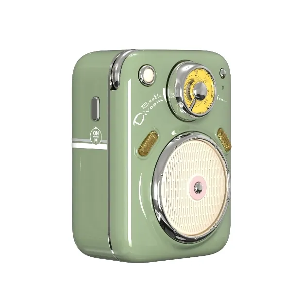 Ảnh Loa bluetooth Divoom-Beetles-FM II phiên bản nâng cấp, thiết kế nhỏ gọn, cổ điển, tích hợp FM radio và thẻ nhớ 4