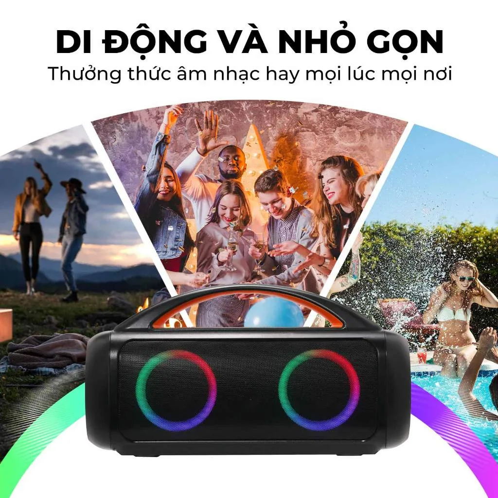 Ảnh Loa bluetooth Earfun Uboom Raver, công suất 90W, thời gian nghe 6h, có cổng mic 6.5mm 2