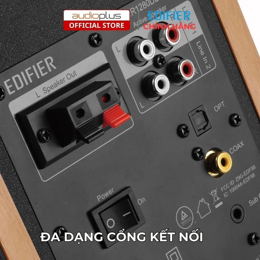 Ảnh Loa bluetooth Edifier R1280DBs - Công suất 42W - Cổng subout - Điều khiển từ xa - Chính hãng 4