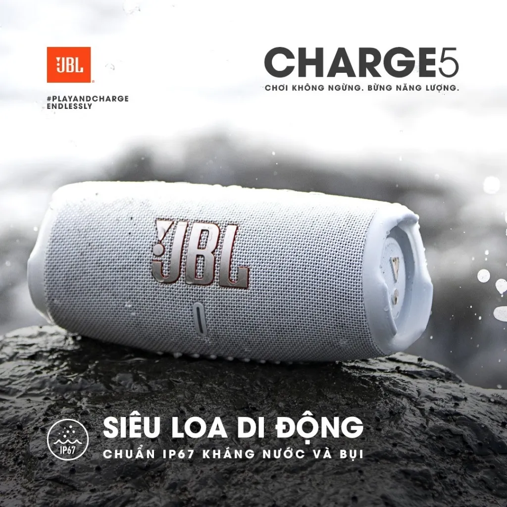 Ảnh Loa Bluetooth JBL Charge 5 - Hàng Chính Hãng 1