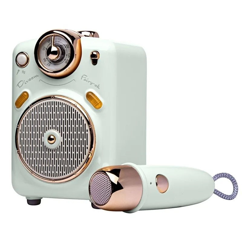 Ảnh Loa Bluetooth Karaoke Divoom Fairy-Ok công suất 10W kèm mic không dây, chất âm chân thực và sống động - BH 12 tháng 3
