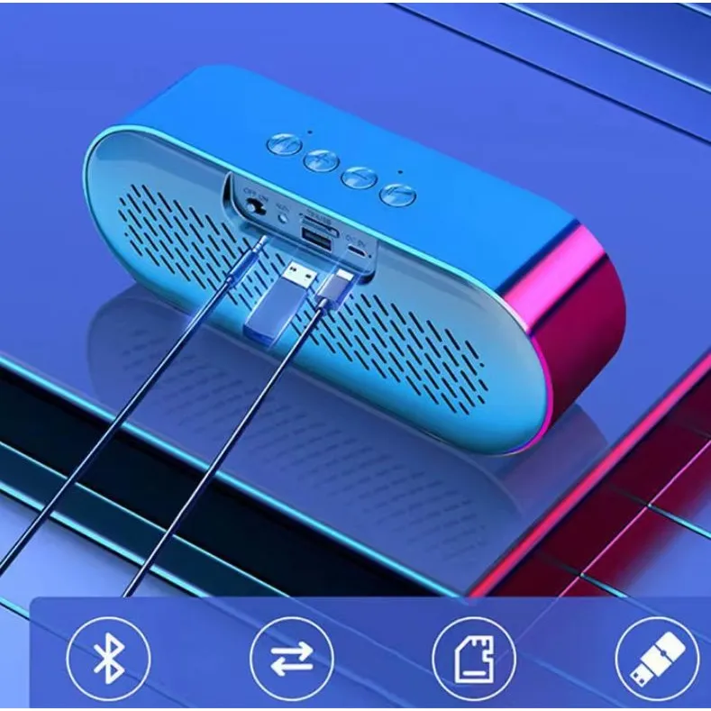 Ảnh Loa bluetooth không dây ZTU SMART M06 âm thanh nổi, Đèn Led mắt cú siêu đẹp.Hỗ trợ sạc điện tiện lợi 2
