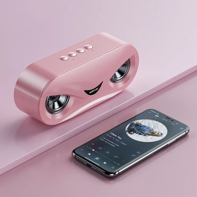 Ảnh Loa bluetooth không dây ZTU SMART M06 âm thanh nổi, Đèn Led mắt cú siêu đẹp.Hỗ trợ sạc điện tiện lợi 3
