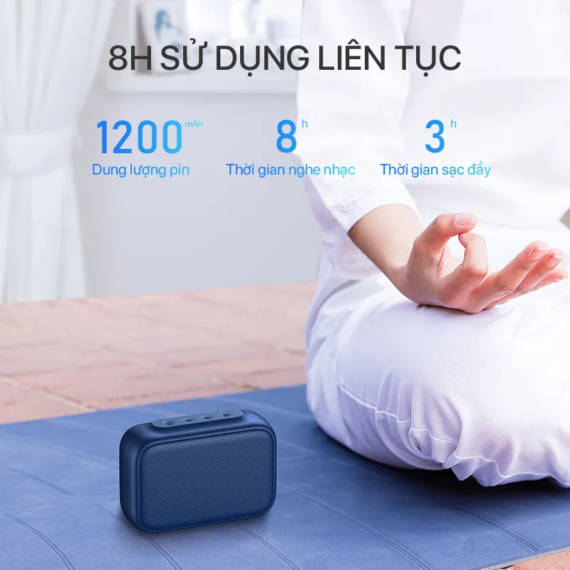Ảnh Loa Bluetooth Mini 5.0 ROBOT RB100 5W - Pin Lâu, Hỗ Trợ Nghe Nhạc Bằng Thẻ Nhớ TF & USB 4