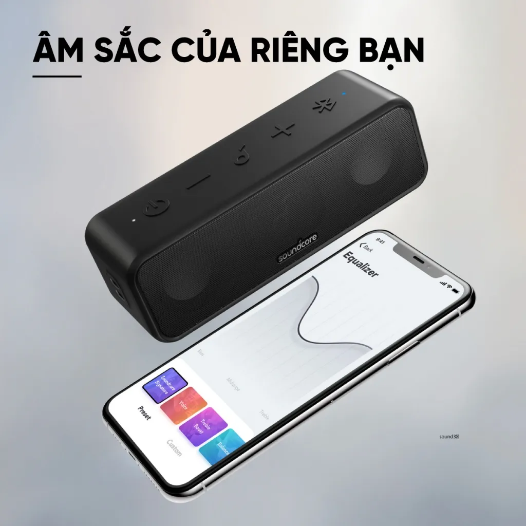 Ảnh Loa bluetooth soundcore 3 | Chống nước IPX7 | 24h phát nhạc liên tục 2
