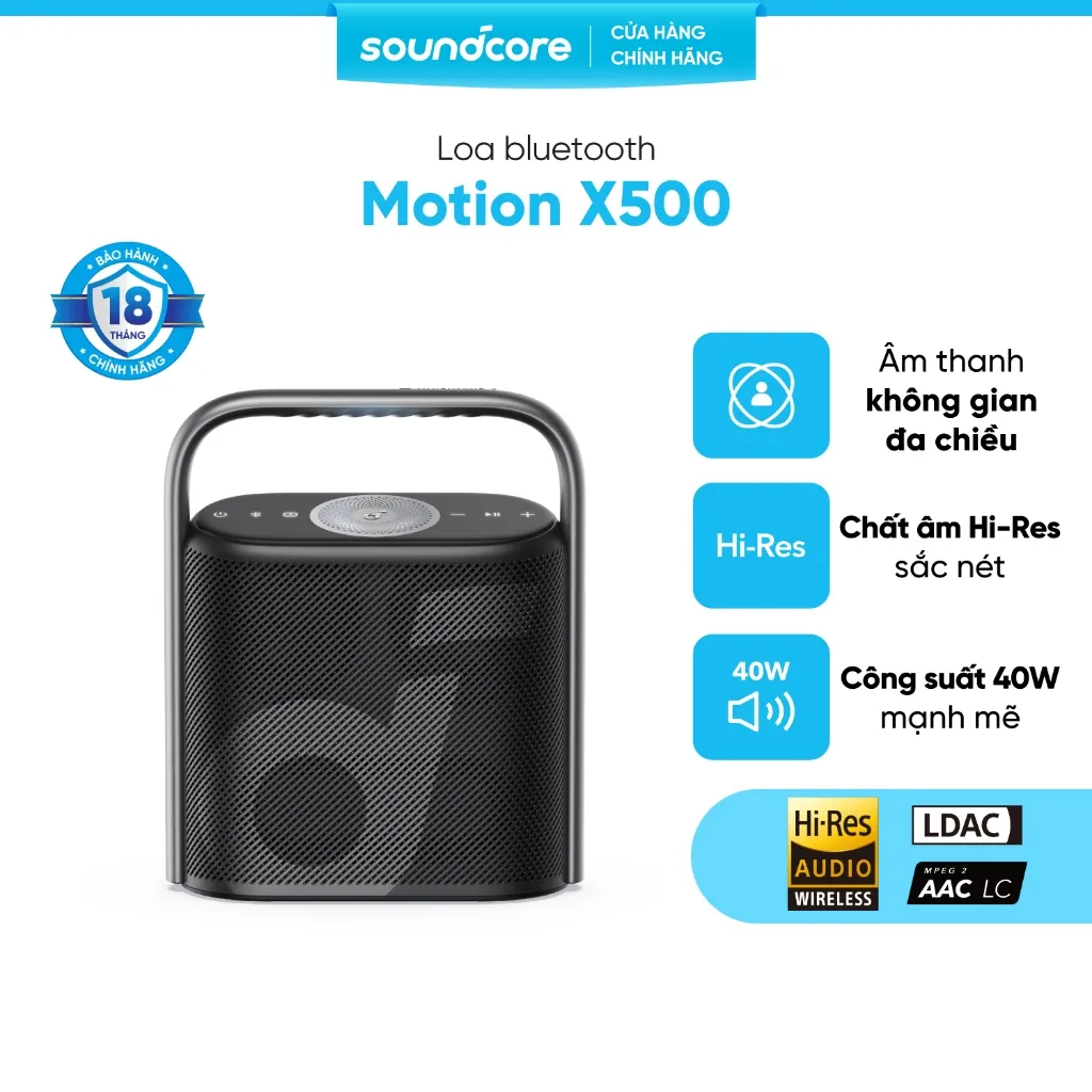 Ảnh Loa bluetooth soundcore Motion X500 | Chống nước IPX7 | Công suất 40W 2