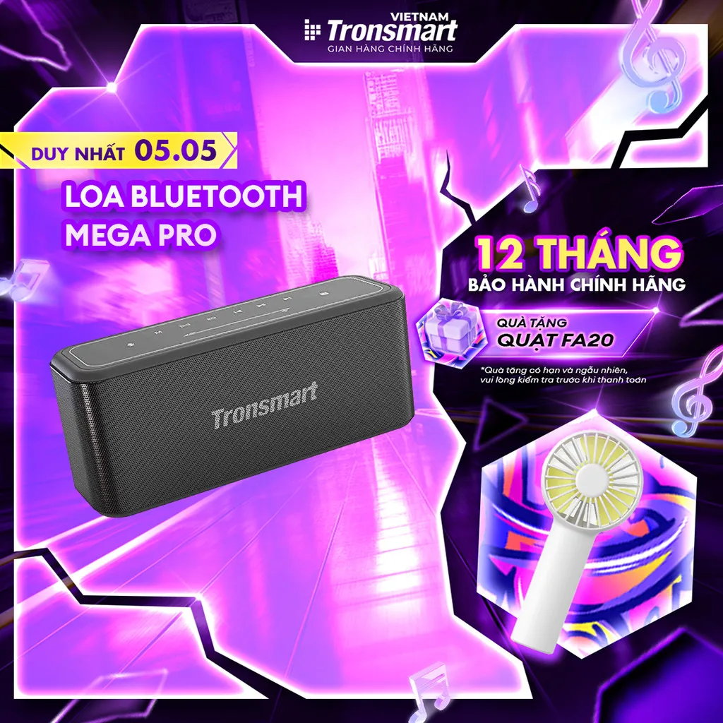 Ảnh Loa Bluetooth Tronsmart Element Mega Pro | Công suất 60W | Công nghệ SoundPulse | Cảm Ứng Chạm | Bảo Hành 12 tháng 1