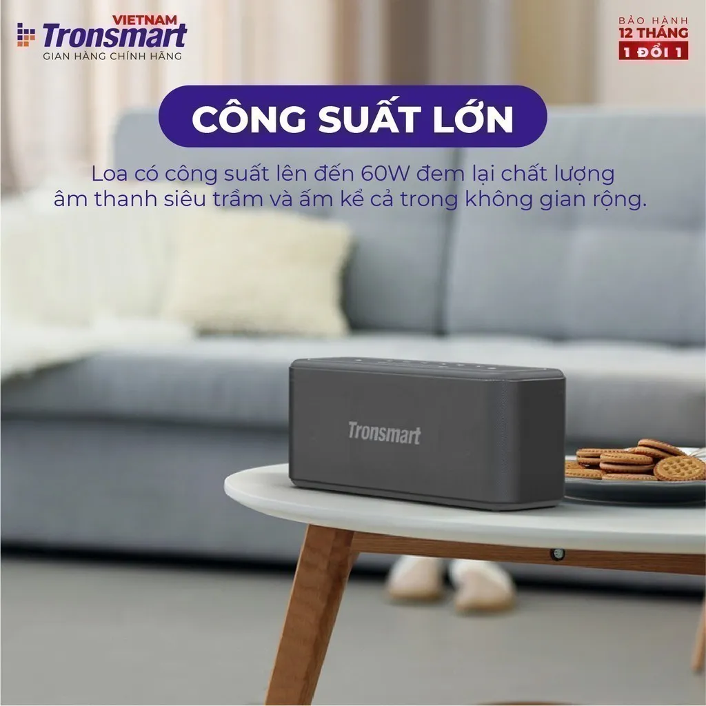 Ảnh Loa Bluetooth Tronsmart Element Mega Pro | Công suất 60W | Công nghệ SoundPulse | Cảm Ứng Chạm | Bảo Hành 12 tháng 4