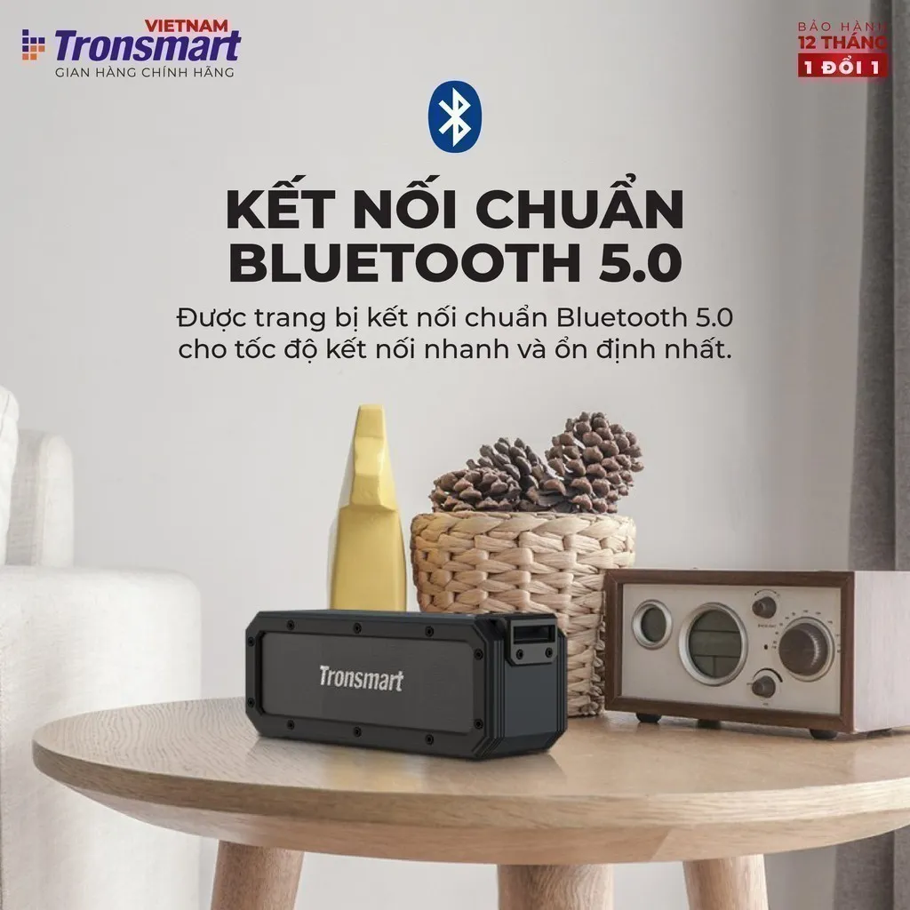 Ảnh Loa Bluetooth Tronsmart Element Force+ Công suất 40W | 15H chơi nhạc | 3 chế độ Bass | Bảo hành 12 tháng 2