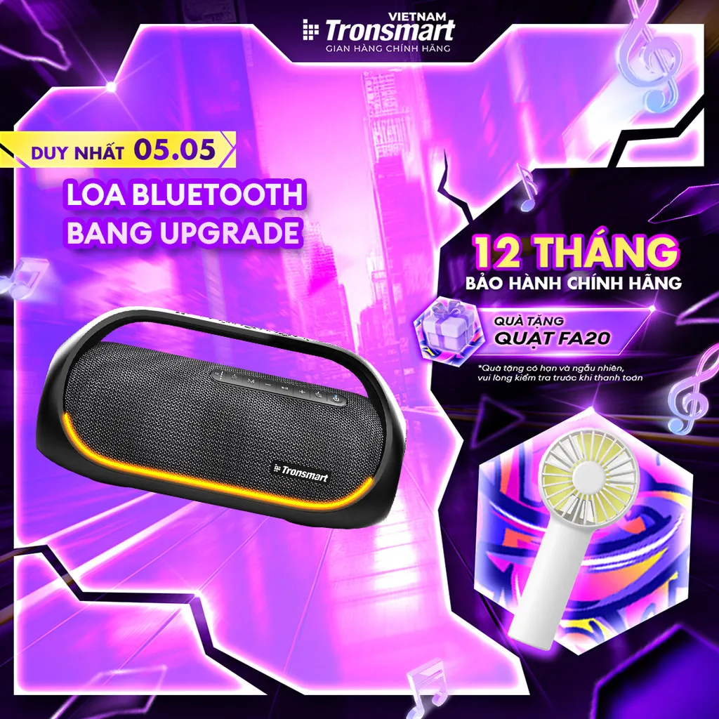 Ảnh Loa bluetooth Tronsmart BANG Upgrade V5.3 | Công suất 60W | Công nghệ SoundPulse | 6 chế độ EQ | Bảo hành 12 tháng 1