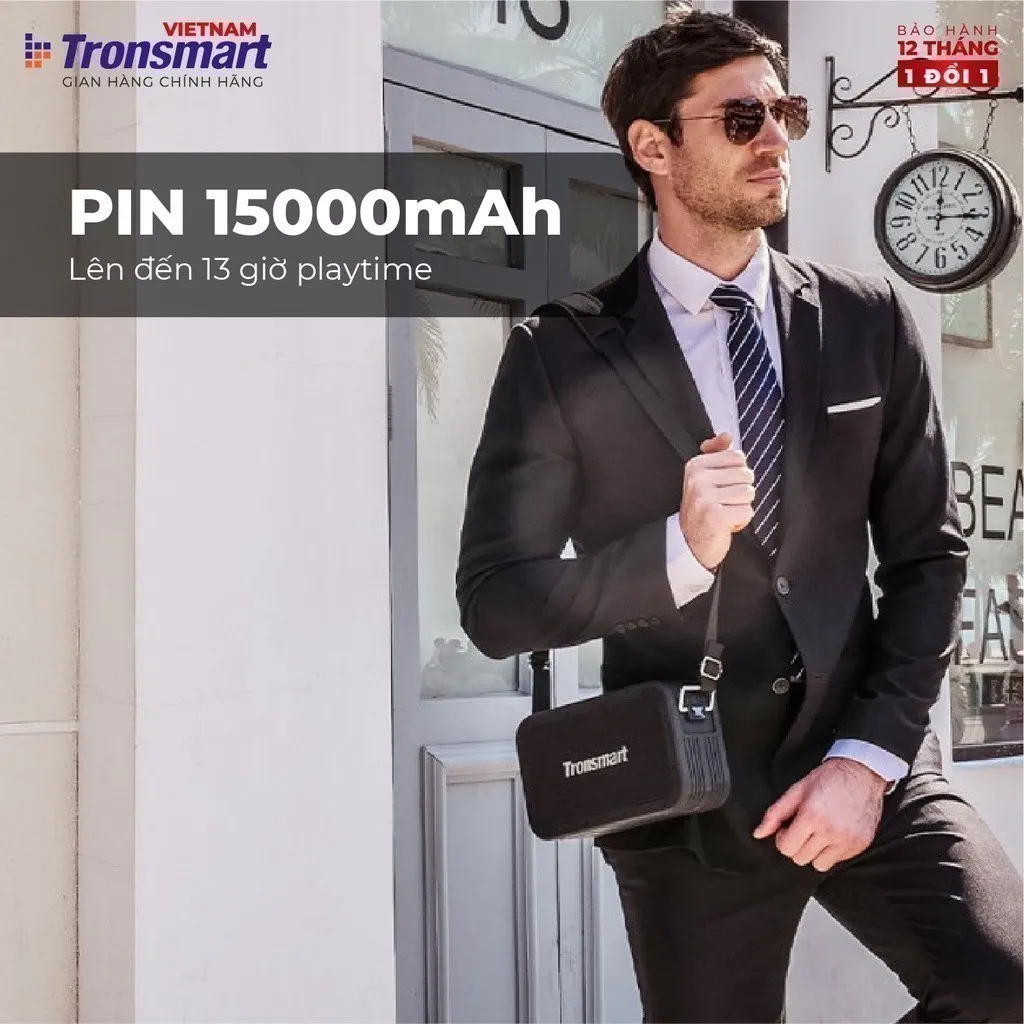 Ảnh Loa Bluetooth Tronsmart Force Max | Công suất 80W | Công nghệ SoundPulse | Chơi nhạc đến 13H | Bảo Hành 12 tháng 2