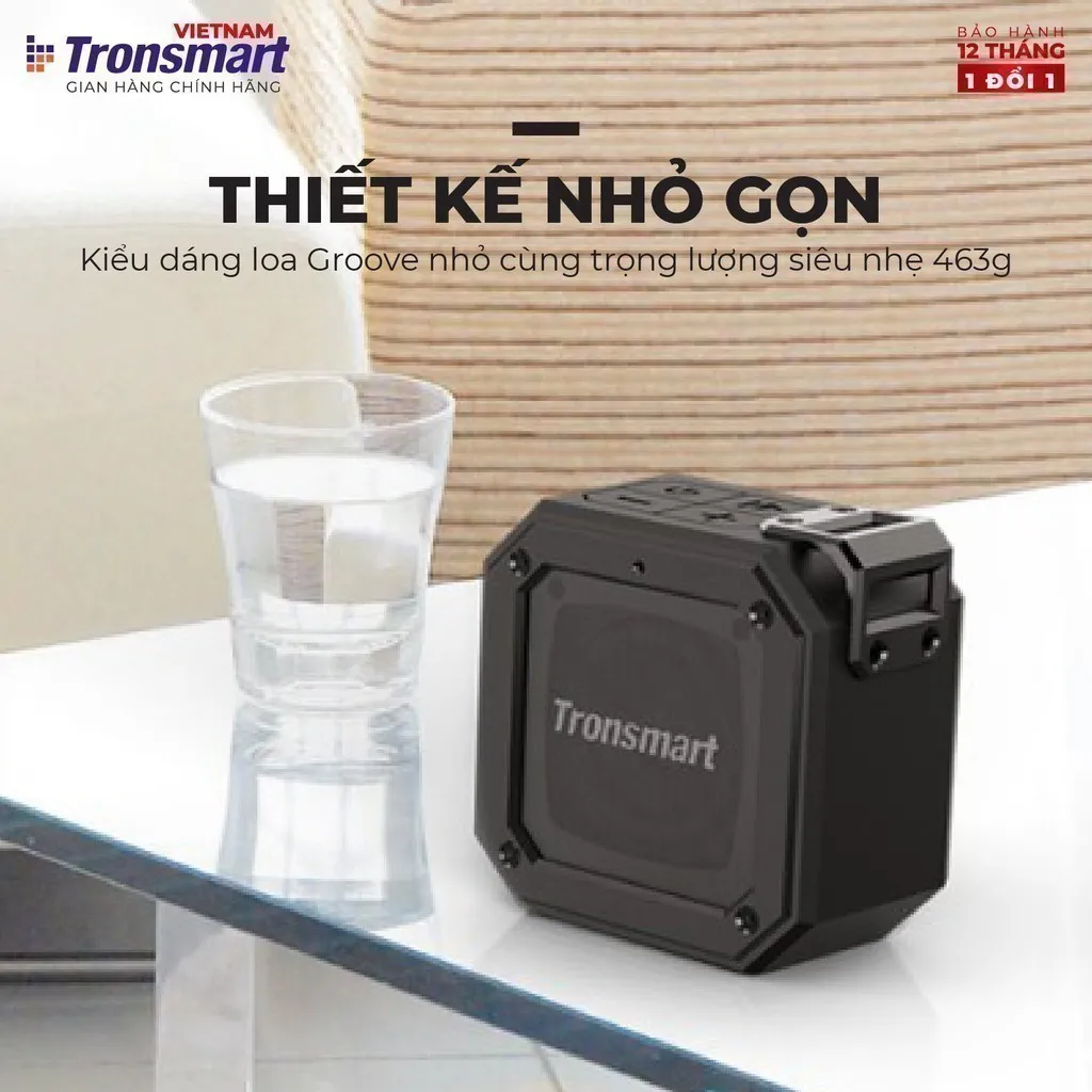 Đánh giá Loa Bluetooth Tronsmart Groove/Groove 2: Chống nước IPX7, Pin 18H/24H, EQ Kép