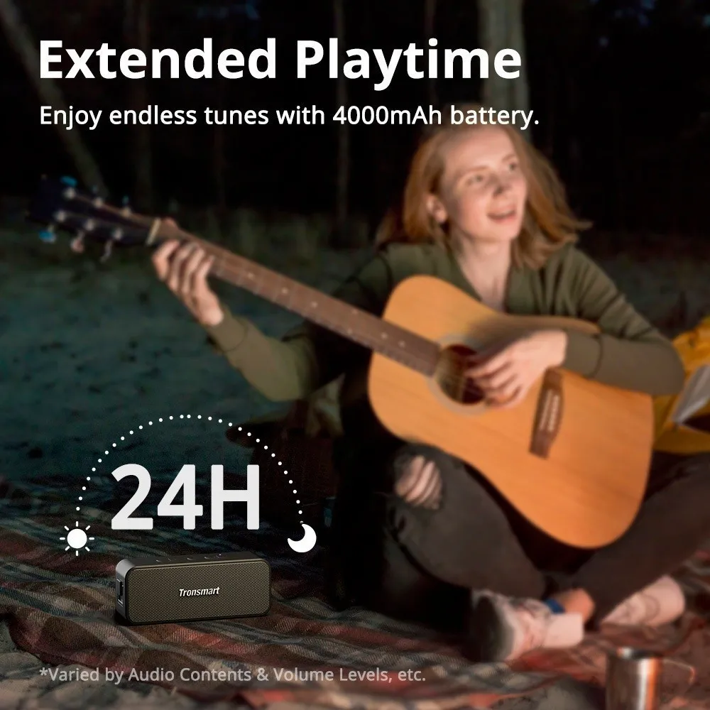 Đánh giá Loa Bluetooth Tronsmart T2 Plus Upgraded V5.3: Âm thanh 20W, Pin 24H, Chống Nước IPX7