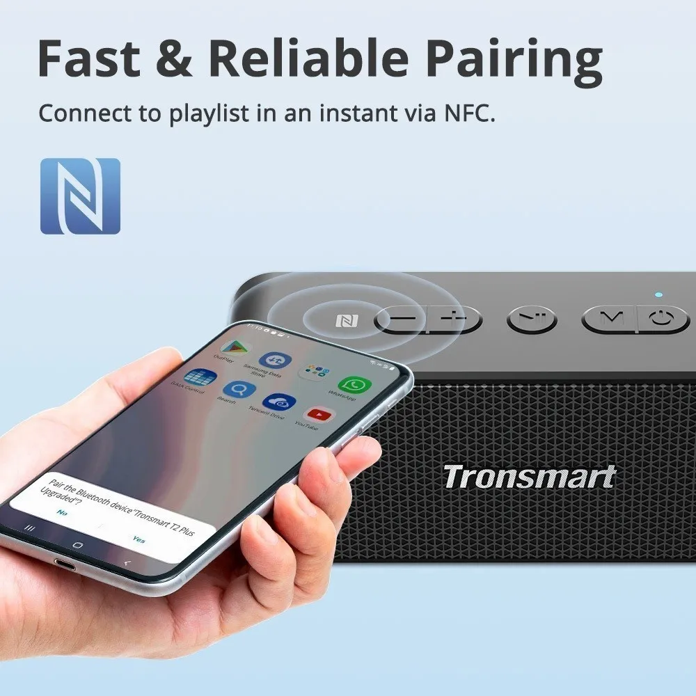 Ảnh Loa Bluetooth Tronsmart T2 Plus Upgraded V5.3 | Công suất 20W | 24H chơi nhạc | Hỗ trợ thẻ nhớ | Bảo hành 12 tháng 3