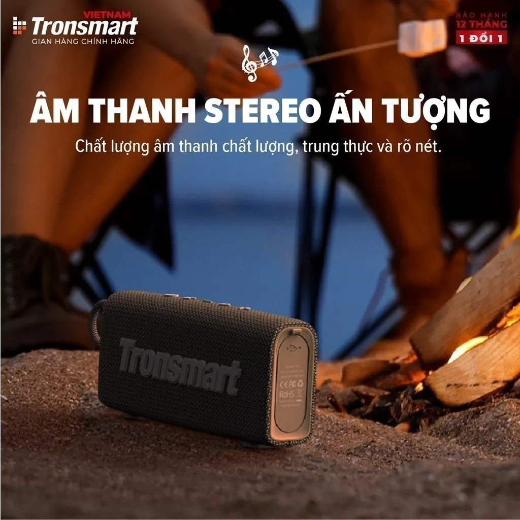 Ảnh Loa Bluetooth Tronsmart Trip V5.3 | Công suất 10W | Chống nước IPX7 | 20H chơi nhạc | Bảo hành 12 tháng 2