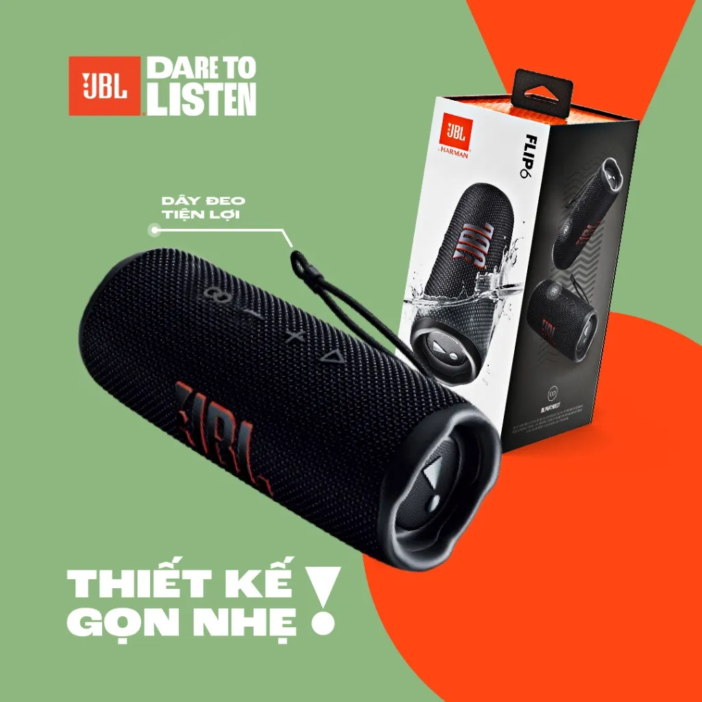 Ảnh Loa Di Động Kháng Nước JBL Flip 6 - Hàng Chính Hãng 4