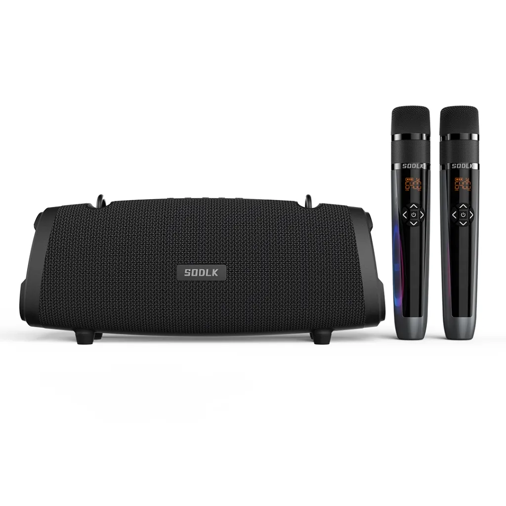 Ảnh Loa karaoke Bluetooth SODLK T90K PLUS Công Suất 100W, loa di động HiFi Bass mạnh cho tiệc ngoài trời 2