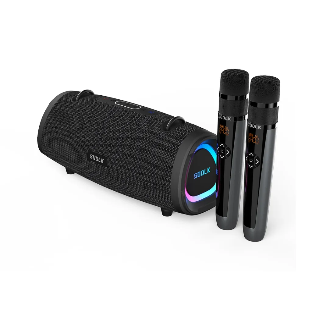 Ảnh Loa karaoke Bluetooth SODLK T90K PLUS Công Suất 100W, loa di động HiFi Bass mạnh cho tiệc ngoài trời 3