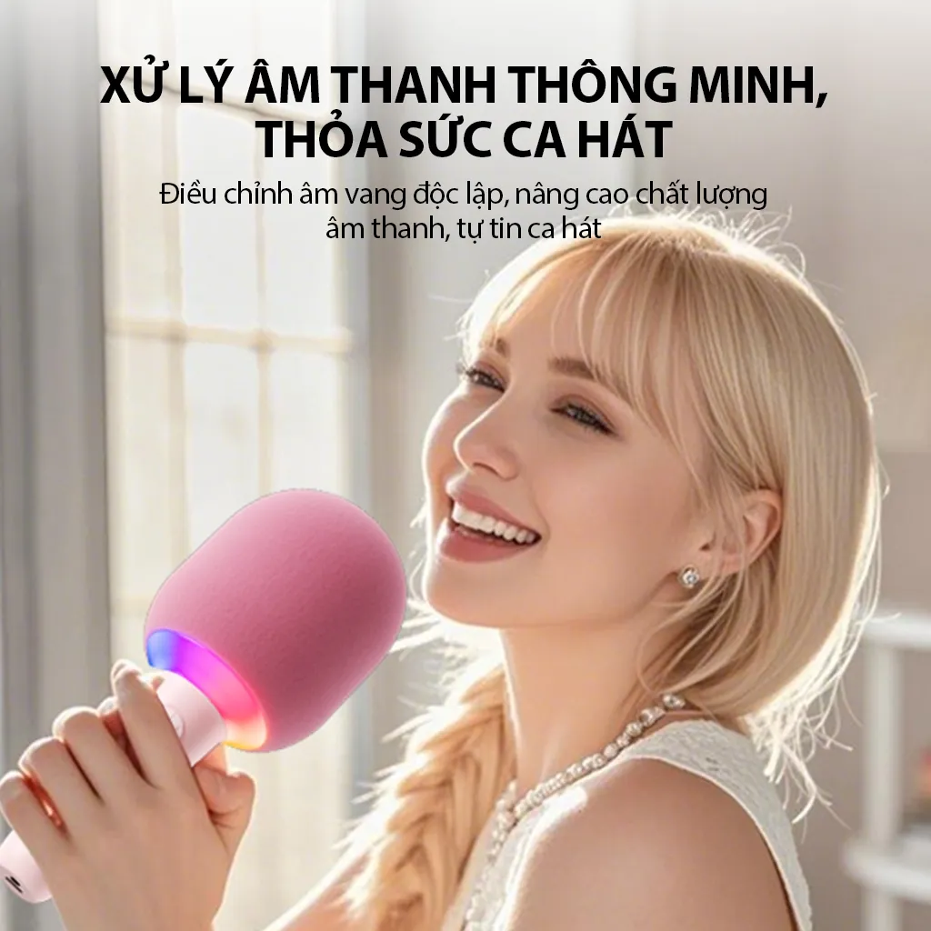 Ảnh Loa Karaoke tích hợp Micro VIVAN VS9 3W chính hãng 1