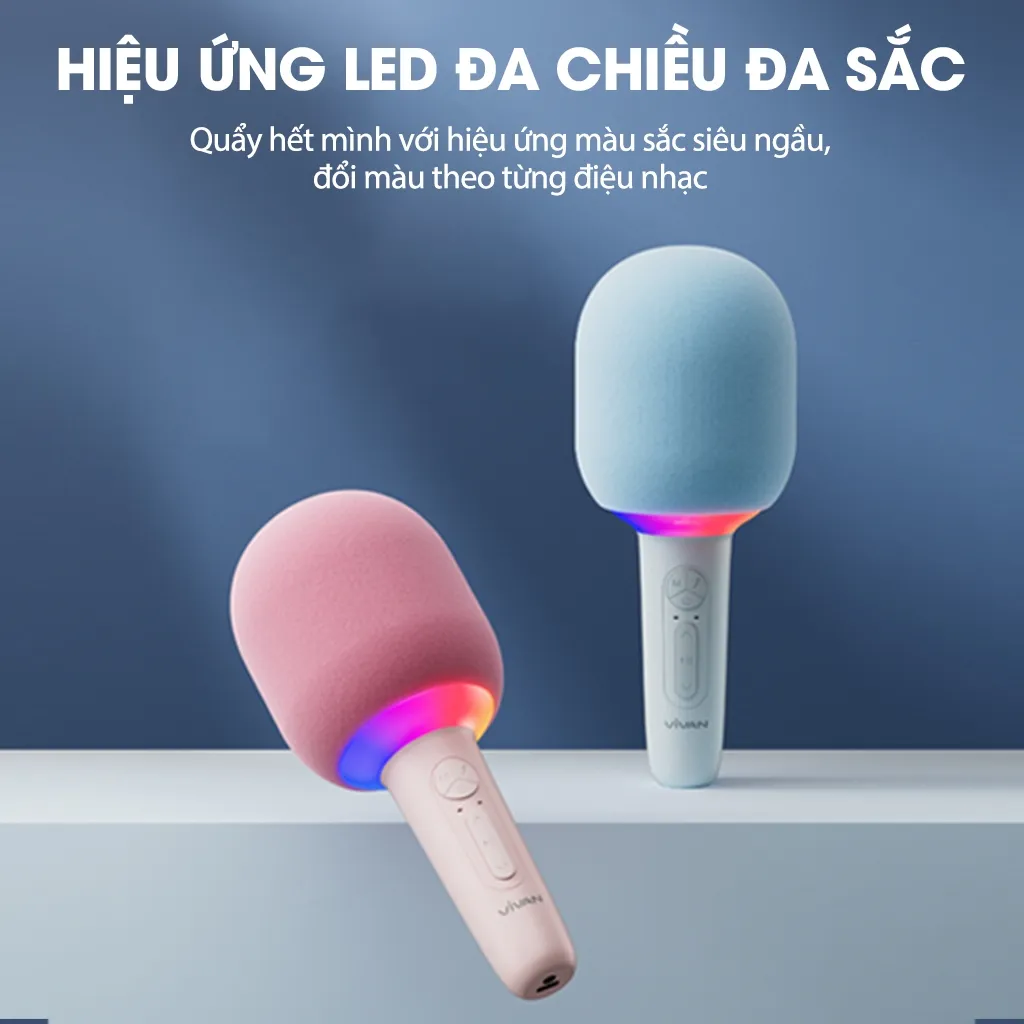 Ảnh Loa Karaoke tích hợp Micro VIVAN VS9 3W chính hãng 4