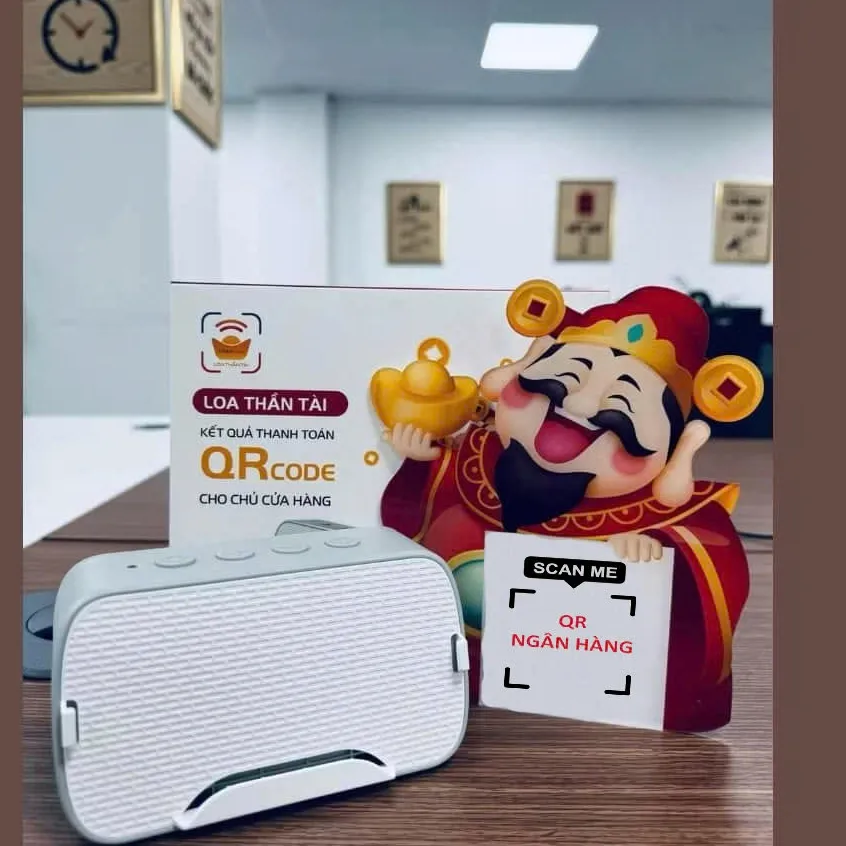 Ảnh Loa ngân hàng MB Bank - Loa thông báo chuyển khoản - Loa thần tài MobiFone - Hàng chính hãng 2