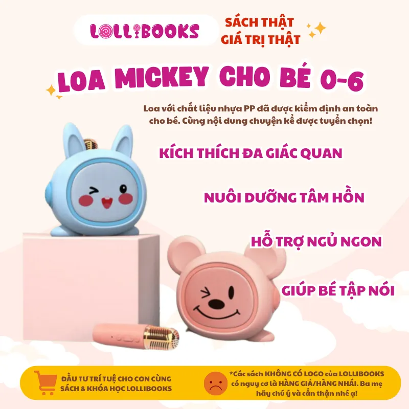 Ảnh Loa tắm ngôn ngữ kể chuyện cho bé 0-6 tuổi nuôi dưỡng nền tảng tư duy và ngôn ngữ cho con - LOLLIBOOKS CHÍNH HÃNG 1