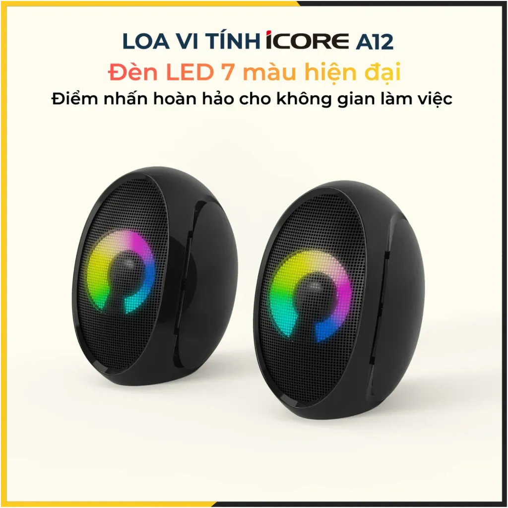 Ảnh Loa Vi Tính iCore A12 - CHÍNH HÃNG STORE 4