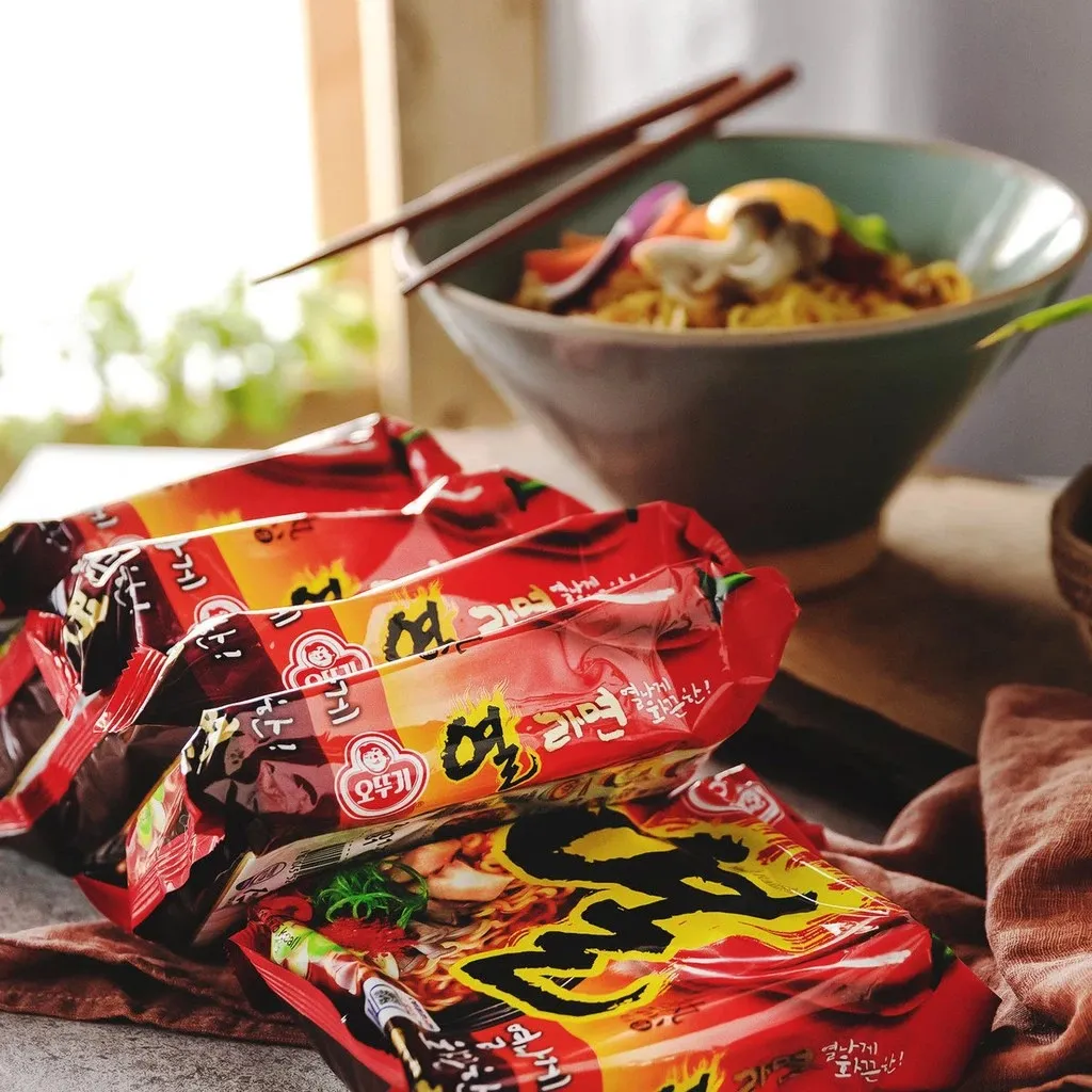 Ảnh Lốc 5 Gói Mì Yeul Cay Ottogivn (5x120g) 2