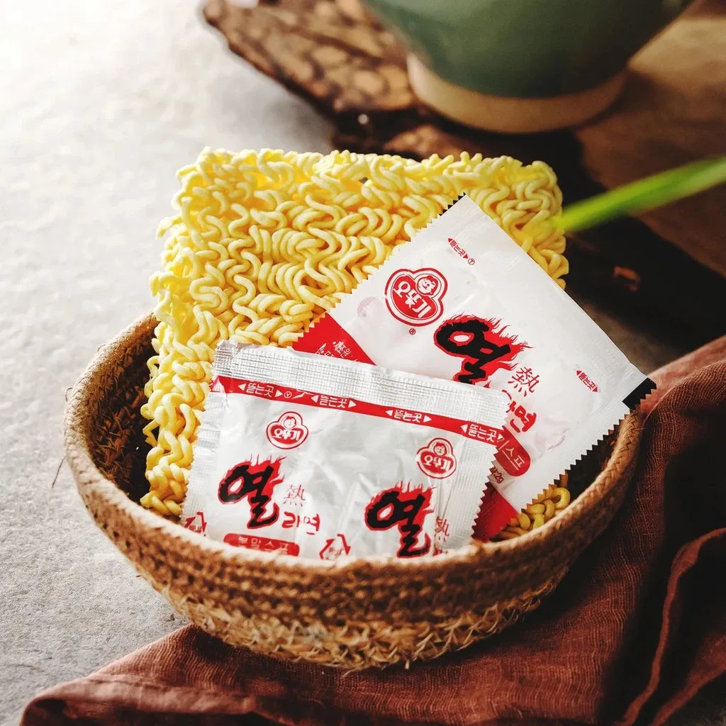 Ảnh Lốc 5 Gói Mì Yeul Cay Ottogivn (5x120g) 3